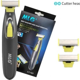 Resim Mingming Shop Paket 2 Tarzı Sıcak Değiştirilebilir Elektrikli Jilet USB Şarj Edilebilir Erkek Tıraş Taşınabilir Düzeltici Tıraş Makinesi Su Geçirmez Yıkanabilir Sakal (Yurt Dışından) 