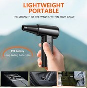 Resim Willowhaven 130000 Rpm Turbo Jet Fan Kablosuz Eve Lityum Pil Usb Şarjlı Hızlı Elektrikli Üfleyici 