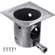 Resim Gebibd Universal Demir Bbq Izgara Aksesuarı - Füme Ve Isı Dağılımı İçin 127x127x9.5mm Tank 