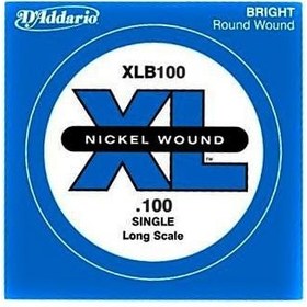 Resim Daddario XLB100 Bas Gitar Tek Tel | E-(Mi) 0.100 İnç XL Nickel Wound 