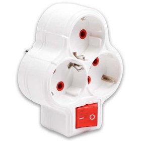 Resim Genel Markalar Fetih 3 Lü Anahtarlı Yonca Priz 3 Lü 