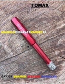 Resim Tomax 10Mm Granit Mermer Delme Panç Porselen Elmas Delici 