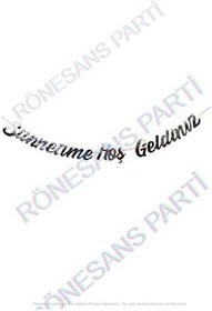 Resim Sünnetime Hoş Geldiniz Kaligrafi Banner ve 4'lü Tavan Süsü 