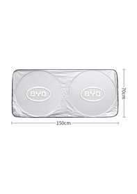 Resim Goldenqian Araç Ön Camı Güneş Gölge Siperliği Uv Koruma Kalkanı Byd Atto 3 Yuan Artı Han Tang Ev F3 E6 Dmi Şarkı F0 Qin Pro G3 I3 Ea1 Max 1pcs 