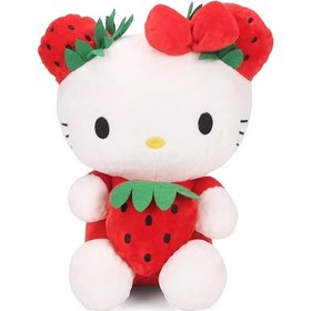Resim Hediye Nest Hello Kitty Kırmızı Peluş 35cm 