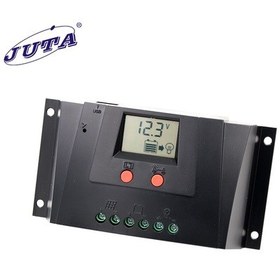 Resim Juta Pwm Solar Şarj Kontrol Cihazı 10A Lcd Ekran 