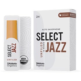 Resim Daddario Woodwinds Organic Select Jazz Unfiled Alto Saksafon Kamışı No:2 Hard 