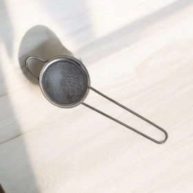 Resim Dore Voir Çelik Çay ve Pudra Süzgeci/ Paslanma ve Kararma Yapmaz- Boy 17,4 cm 