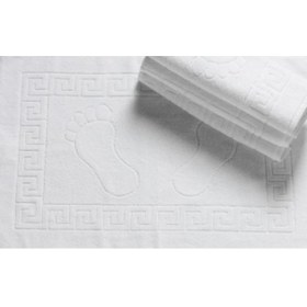 Resim Beyaz Ayak Havlusu 10 Adet Pamuk 200 Gram Beyaz 