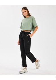 Resim Skechers W Crop Fit Graphic Tee T-shirt Kadın Mavi Tshirt S2510145-306 Mavi 
