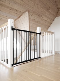 Resim Babydan Ebba Bebek ve Çocuk Güvenlik Kapısı 67 - 105,5 cm Siyah - Siyah 