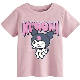 Resim Sea Bubbles Kuromi Kız Çocuk Tişört Somon 