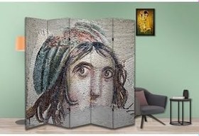 Resim Motifli Özel Tasarım Paravan Room Divider PRV1215, 180 x 180 