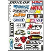 Resim Gogo 006 A4 Karışık Tek Paket Çoklu Sticker 