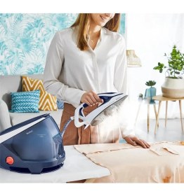 Resim Tefal Pro Express Ultra Güçlü Buhar Teknolojili Premium Buhar Kazanlı Ütü, Hassas Kumaşlara Uygun Tabanlı + Onerous Mutfak Tartısı! 