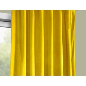 Resim Evdepo Home Deniz Soft Pileli Fon Perde Sarı 