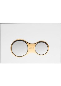 Resim VitrA Sirius Parlak Krom Gövde Altın Çerceveli Kumanda Paneli 740-0422 Diğer 