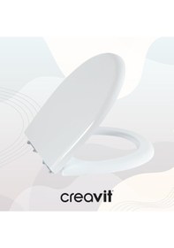 Resim Creavit Çınar Duroplast Yavaş Kapanan Klozet Kapağı KC0703.01.0000E 