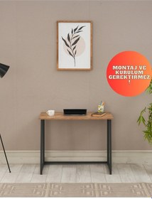 Resim Arpelia Tek Kanatlı Katlanır Masa 100x50x75 Siyah 