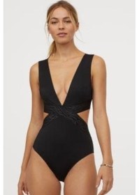 Resim Siyah Geniş Elastik Şeritli Mayo Db200511ma 001 