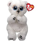 Resim TY Beanie Bellies Wuzzy Beyaz Ayı 20 Cm 