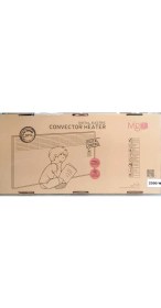 Resim İvigo Elektrikli Panel Konvektör Isıtıcı 2500W Beyaz Dijital Ekranlı 450x900x80 mm Modern Tasarım 