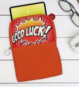 Resim Bk Gift Gift Pop Art Tasarımlı Taşınabilir Koruyucu Tablet Kılıfı & Organizer Çanta - Turuncu-15 