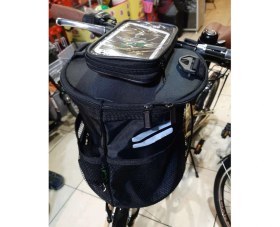 Resim Procycle Katlanır Bisiklet Gidon Çantası Silindir PC-780 