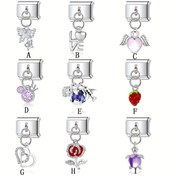 Resim 1 Adet Şık, Zarif, Zarif Kelebek AŞK Şeftali Kalp Kanatları Küçük Dünya Uçağı Çilekli Gül Kaplumbağa DIY Yaratıcı Aksesuar El Yapımı Modül Bilezik Kolye Yüzük Ayak Zinciri, Yaratıcı El Sanatları, Moda Aksesuarı, Sevimli Charm, İnce İşçilik, Hafif Takı, Charm Bilezik, Takı Modülü, Stil Tutkunları, Mücevher Severler İçin 