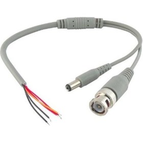 Resim Bnc Konnektör + Power Jak Kablolu 