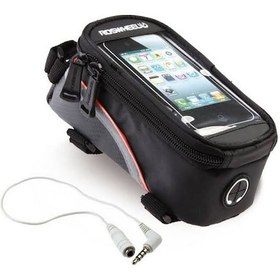 Resim Bisiklet Kadro Üstü Dokunmatik Telefon Kılıflı Çantası Roswheel 