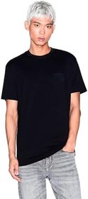 Resim Armani Exchange Logolu% 100 Pamuk Regular Fit Bisklet Yaka T Shirt Erkek T SHİRT XM001456 AF10358 UC001 