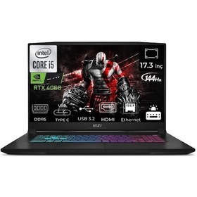 Resim MSI Katana 17 B12VFK-1031XTR014 i5-12450H 24 GB 2 TB SSD RTX4060 17.3" Dos Dizüstü Bilgisayar 