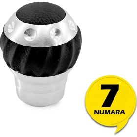 Resim Mega Oto Market [brand] Vites Topuzu Universal Her Araca Uyumlu Spor Metal Vites Topuzu No:7 