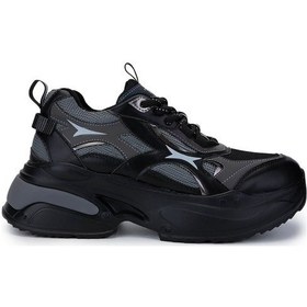 Resim Tamer Tanca Kadın Tekstil/vegan Siyah Sneakers & Spor Ayakkabı 936 71179 Bn Ayk Sk24-25 Sıyah/grı Siyah 