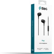 Resim Ttec Pop Mikrofonlu Kulakiçi Kulaklık 3.5mm 2KMM13B 