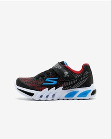 Resim Skechers Flex - Glow Elite - Vorlo Büyük Erkek Çocuk Siyah Işıklı Spor Ayakkabı 400137l Bkrb 