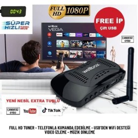Resim ELECTROGOLD Wellbox Vega Çanaksız - Çanaklı Full Hd uydu alıcısı Youtube Tiktokluı 