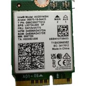 Resim Intel Wi-Fi 6 AX201 Bluetııth 5.0 Wifi Kart (Anten Yok) 