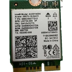 Resim Intel Wi-Fi 6 AX201 Bluetııth 5.0 Wifi Kart (Anten Yok) 