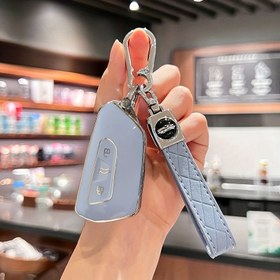 Resim 1 adet TPU Araba Anahtar Kılıfı Koruyucu VW Golf 8 MK8 ID.3 ID.4 Cupra Skoda Octavia A8 SEAT Leon MK4 Formentor Tarraco için 