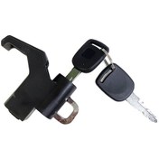 Resim 3 Takım Motosiklet Kaskı Sabit Kilit Kancası Siyah 