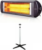 Resim Luxell EX-23 Luxray 2300 W Elektrikli Infrared Isıtıcı + Ayak 