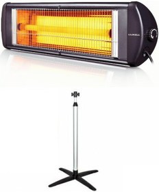 Resim Luxell EX-23 Luxray 2300 W Elektrikli Infrared Isıtıcı + Ayak 