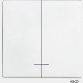 Resim Mena Rise Karre 55 Beyaz Işıklı Komütatör C1 Mekanizma 