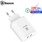 Resim Baseus Bojure Series Dual-USB QC 3.0 18W Hızlı Şarj Aleti Başlık Baseus