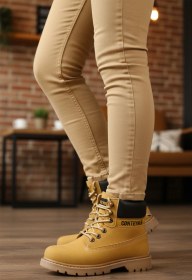Resim Camel Nubuk Soğuğa Dirençli Kaymaz Unisex Bot 922 G Camel Nubuk 