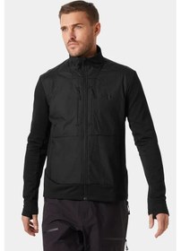 Resim Helly Hansen Erkek Versalite Hybrid Fleece Mont Siyah 