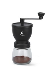 Resim Matera Seramik Öğütücülü Cam Kahve Değirmeni Öğütücüsü 