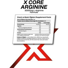 Resim L- Arjinin Aromasız 300 Gr 60 Servis Arginine Amino Asit 